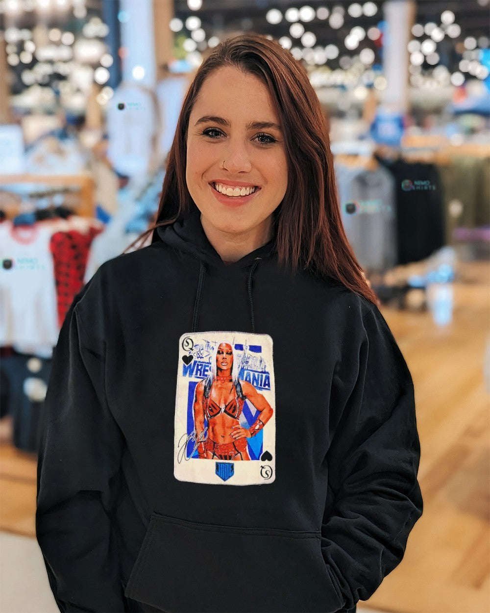 Jade Cargill WrestleMania signature player card shirt
