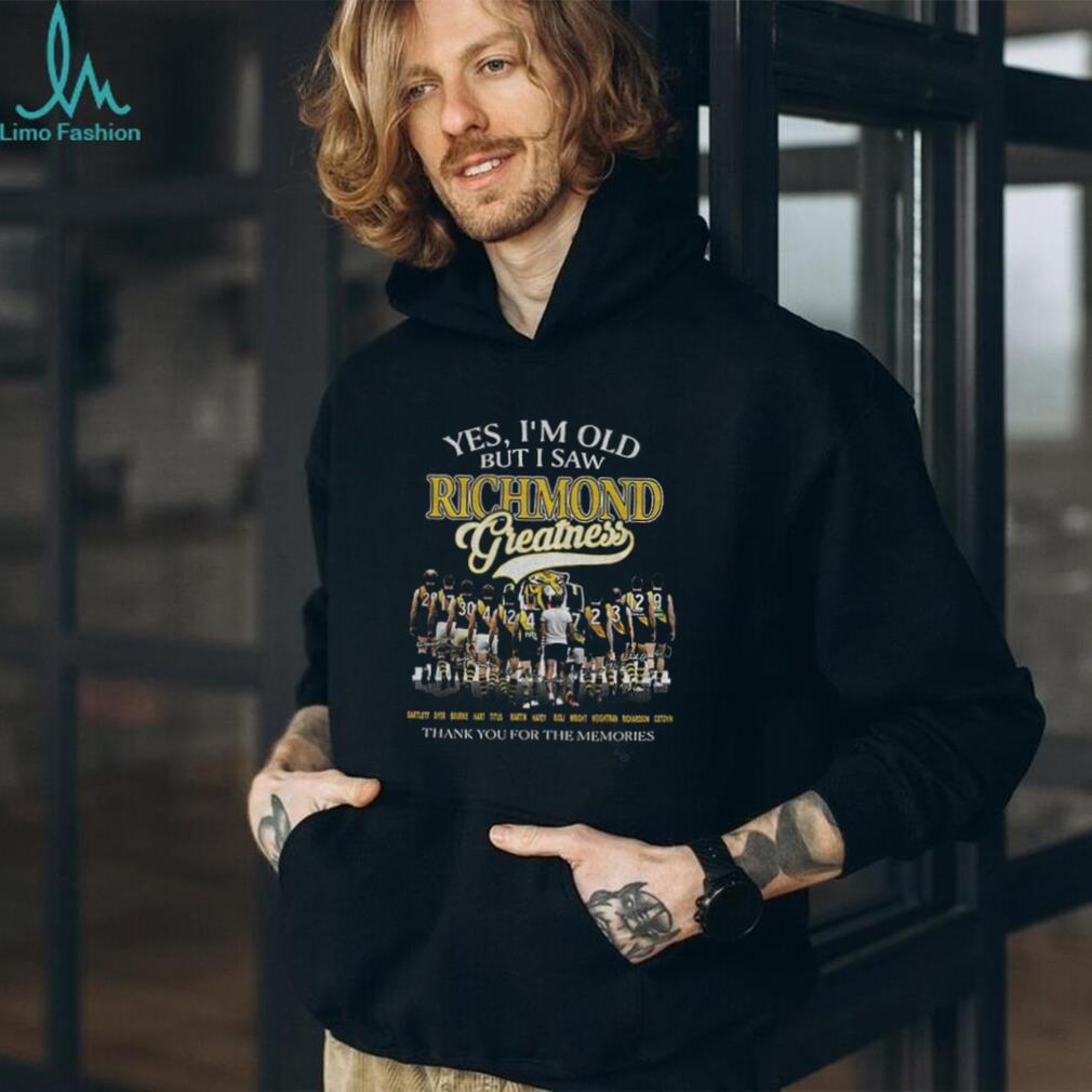 Richmond Football Club Players Yes, I’m Old But I Saw Richmond Greatness Shirt