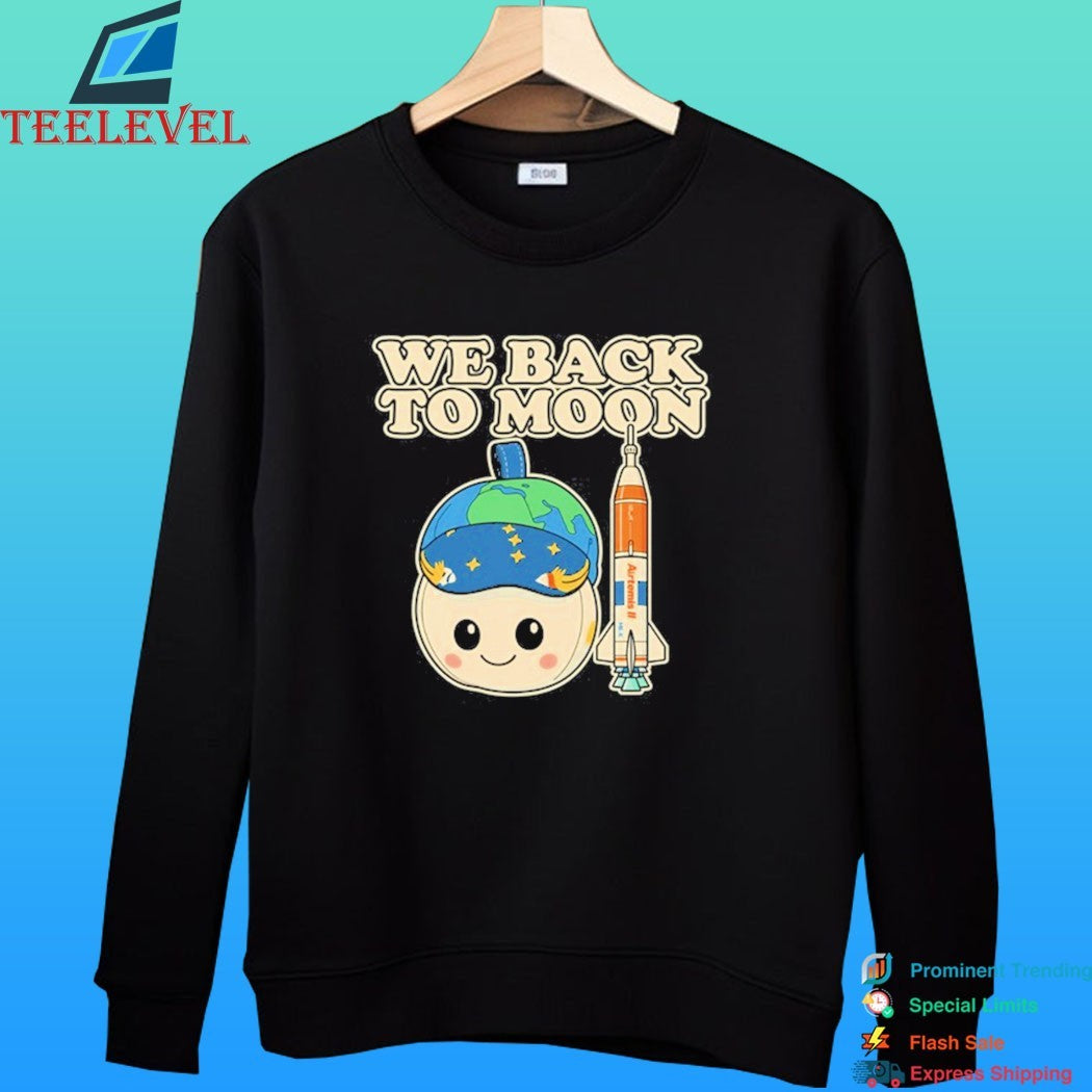Rise Plush We Back To Moon Nasa Artemis Ii Mascot Shirt
