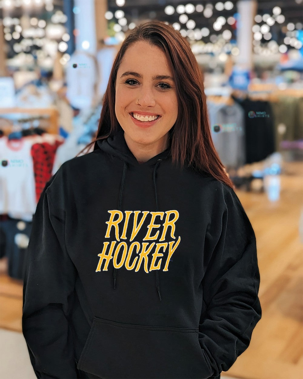 River hockey Buffalo Sabres shirt
