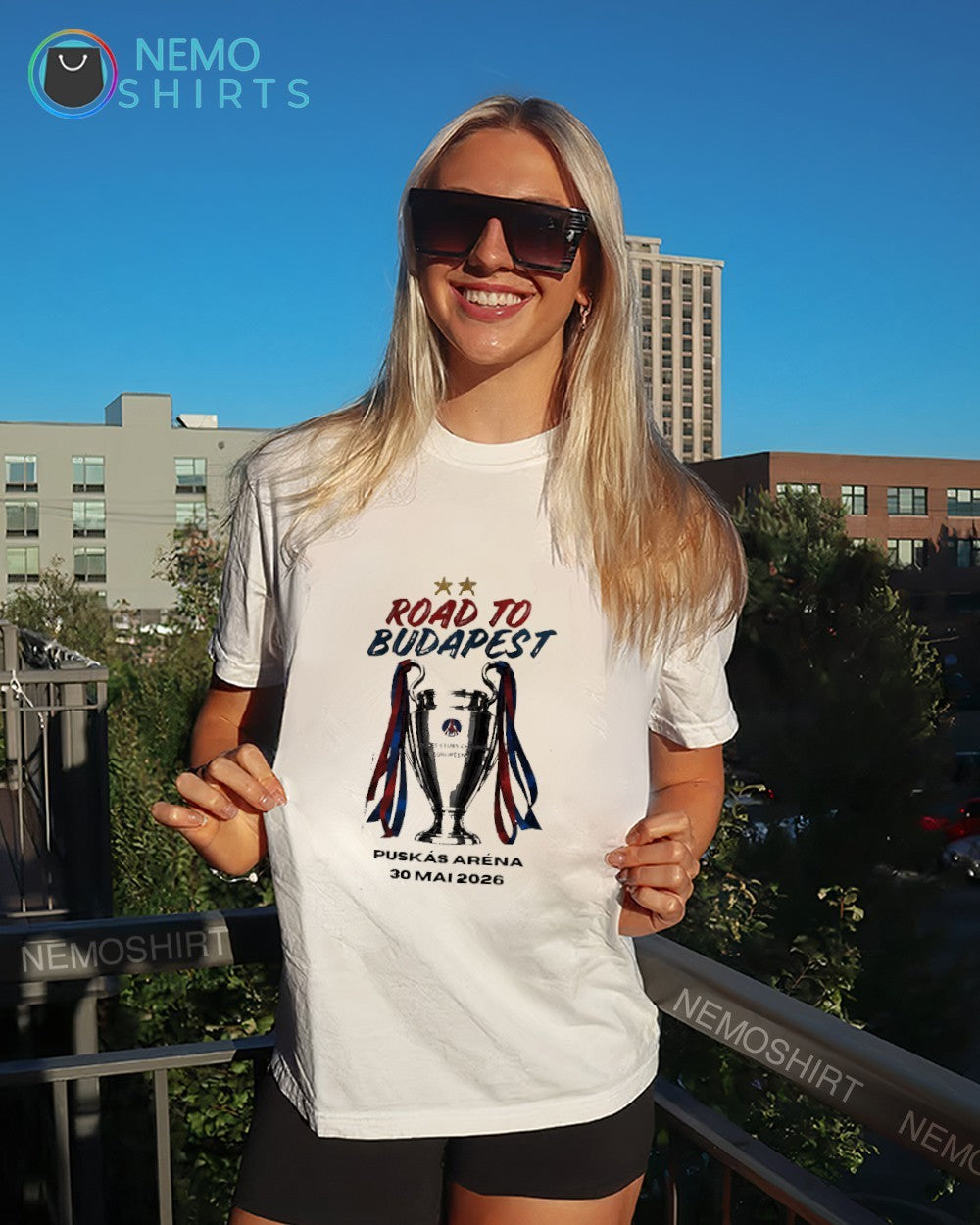 Road To Budapest Paris Saint-Germain Puskas Arena 30 Mai 2026 shirt