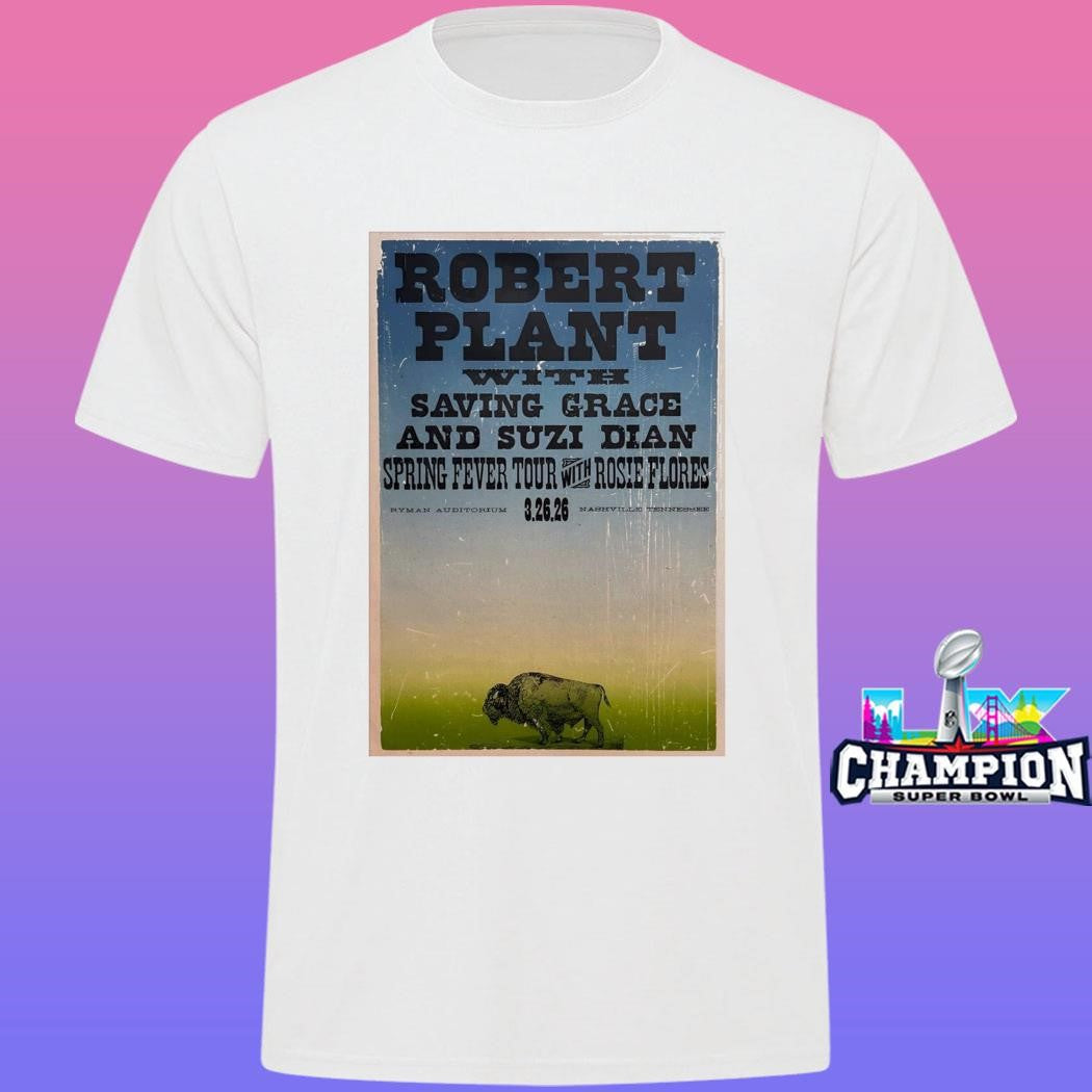 Robert Plant 3 26 2026 Nashville Tn Shirt