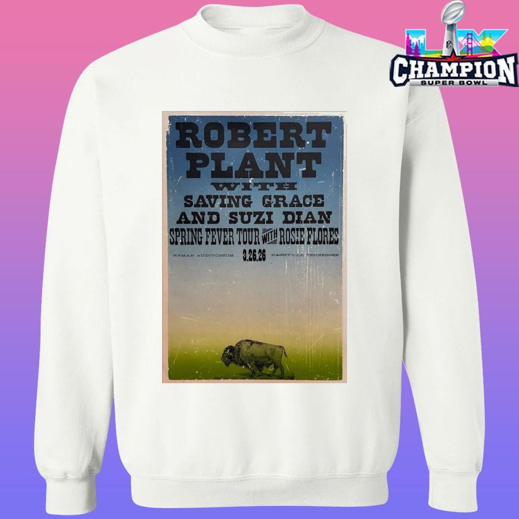 Robert Plant 3 26 2026 Nashville Tn Shirt