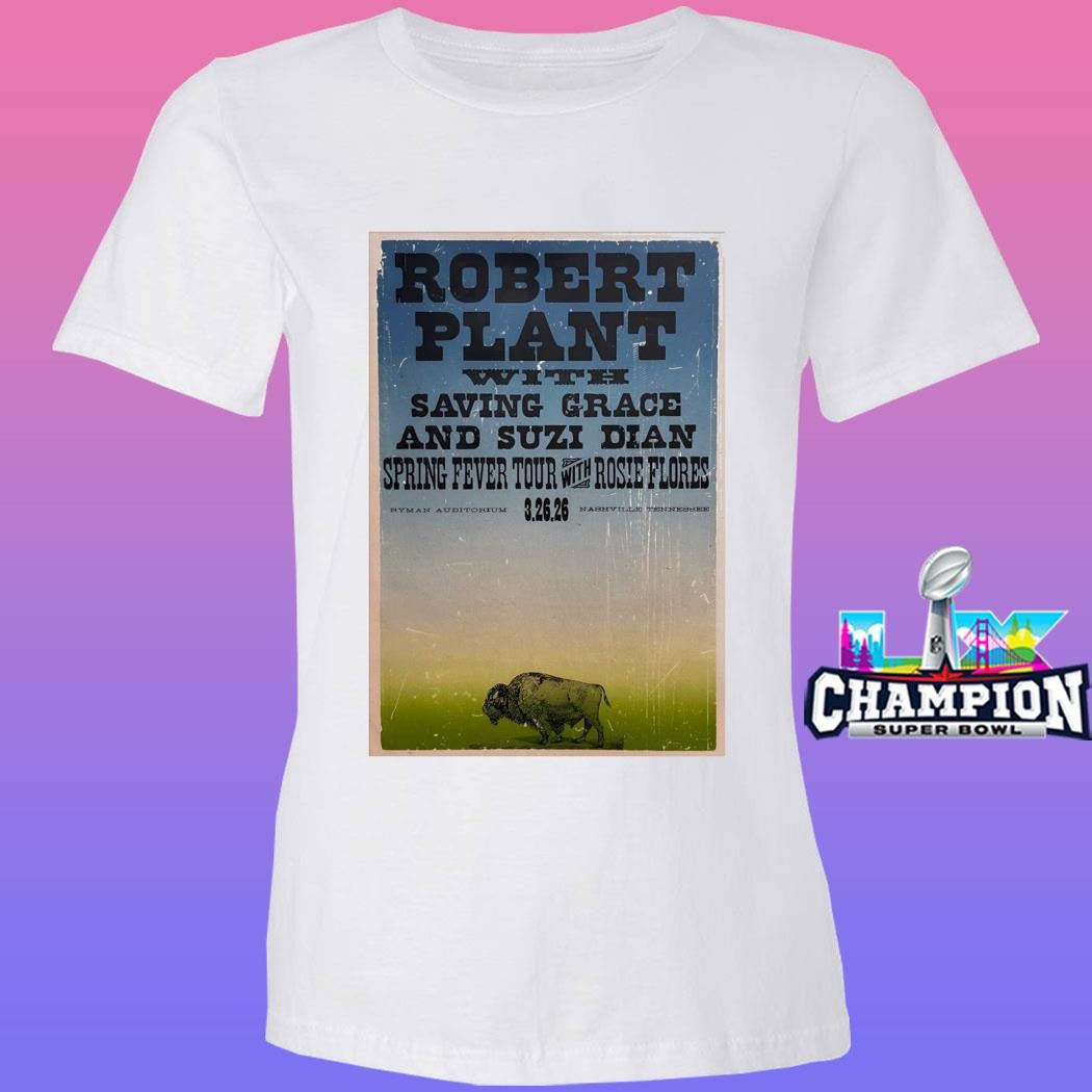 Robert Plant 3 26 2026 Nashville Tn Shirt