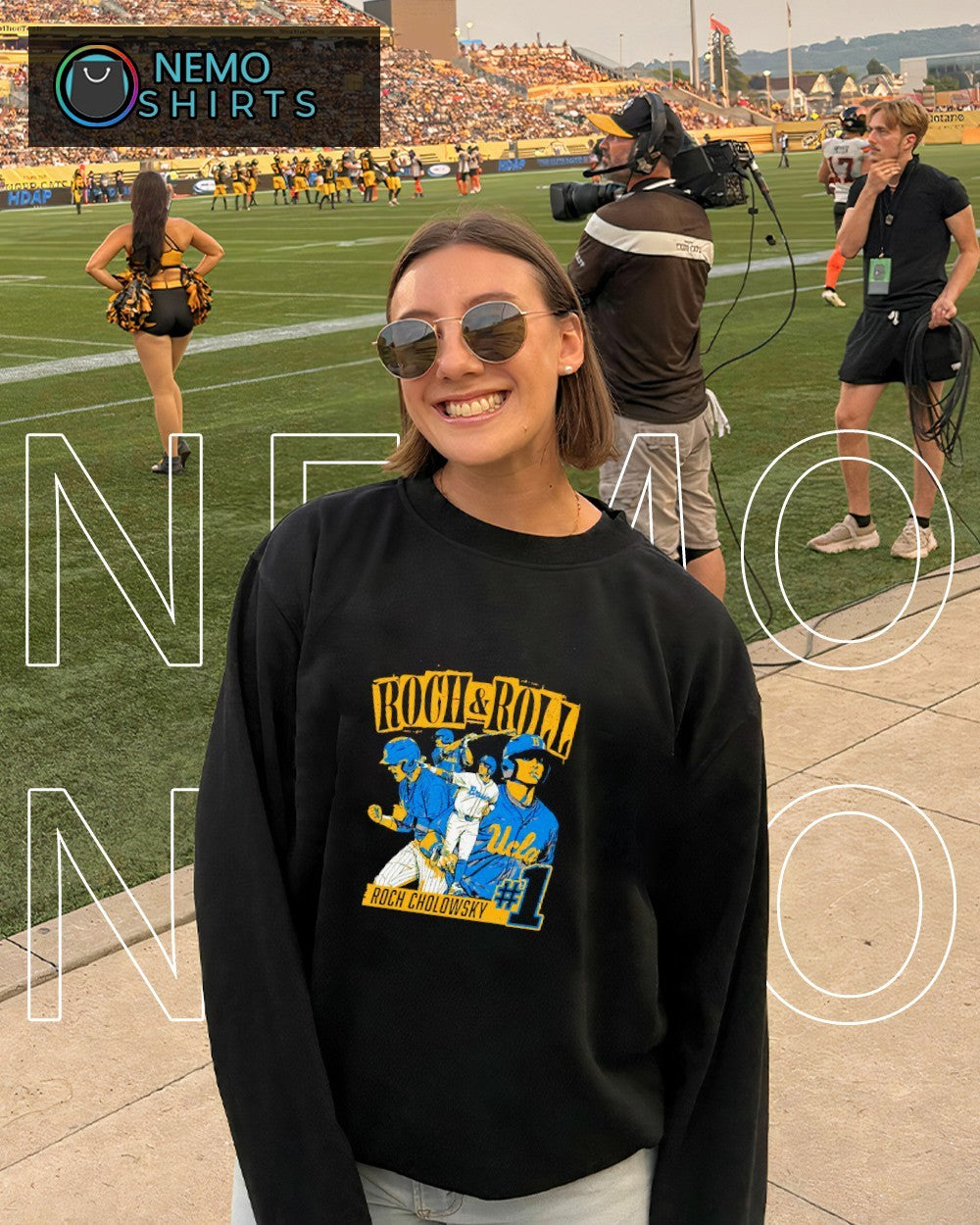 Roch & Roll Roch Cholowsky Ucla Bruins player graphic shirt