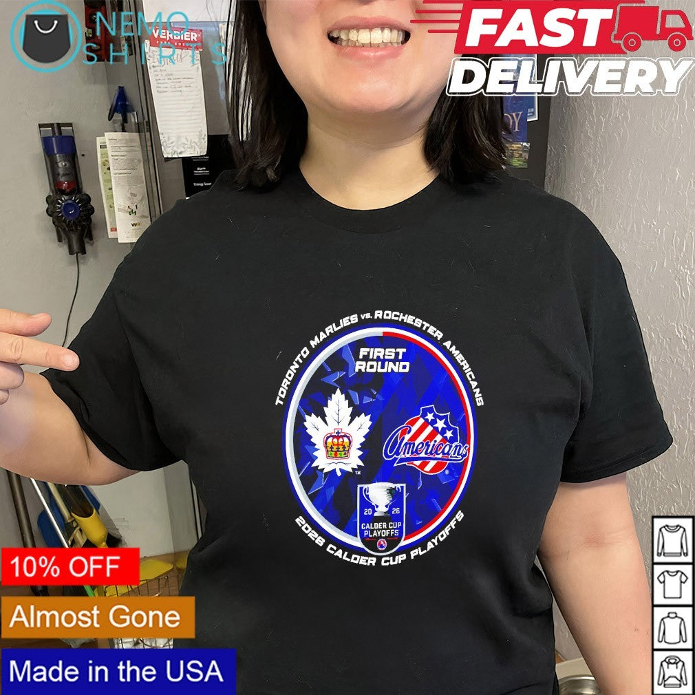 Rochester Americans vs Toronto Marlies first round 2026 Calder Cup Playoffs shirt