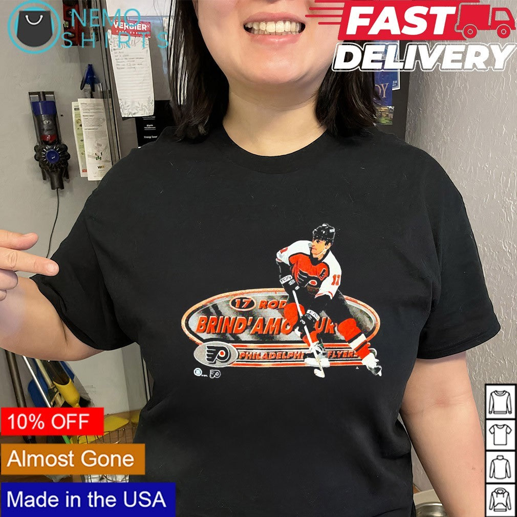 Rod Brind’Amour 17 Philadelphia Flyers vintage graphic shirt