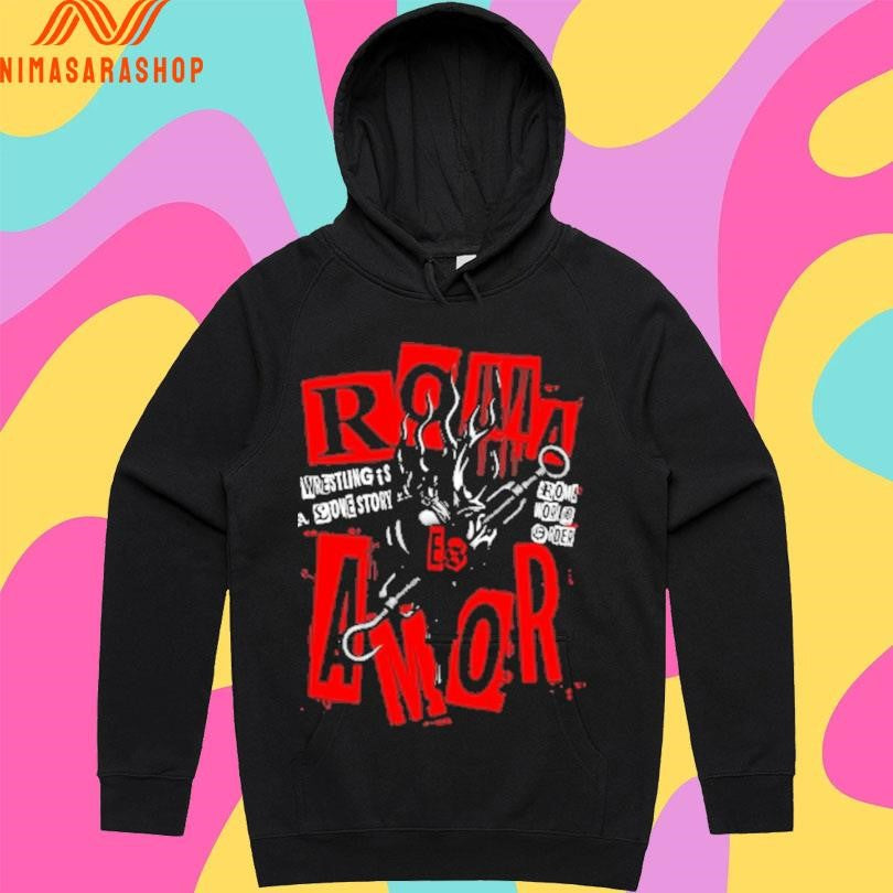 Roma Amor Wrestling Pierced My Heart Shirts