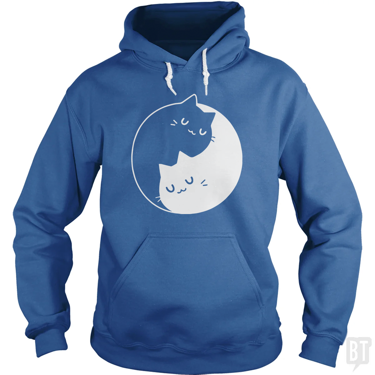 Yin Yang Cats Hoodie