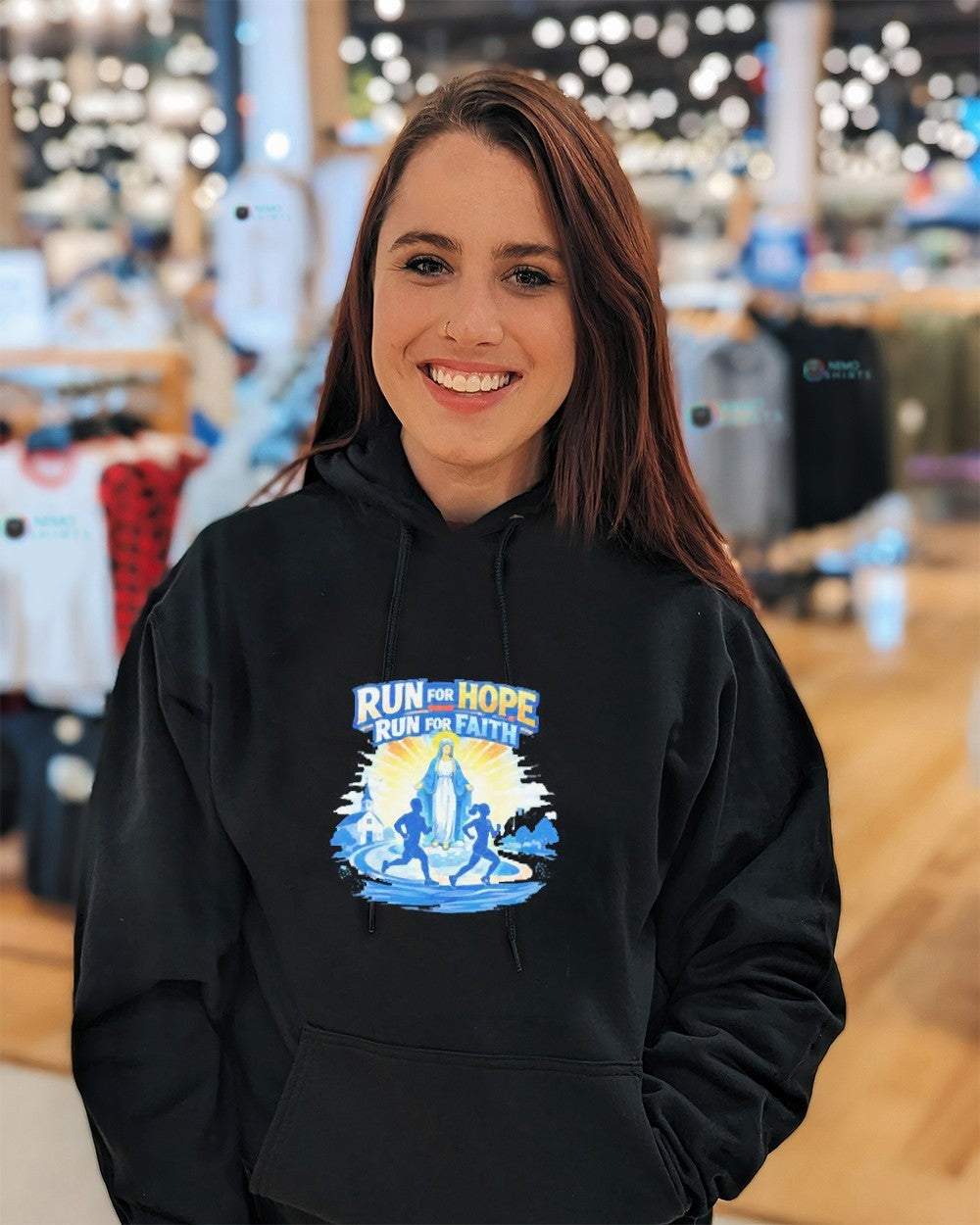 Run for hope run for faith shirt
