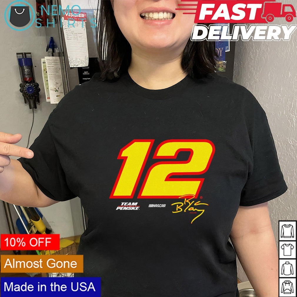 Ryan Blaney 12 NASCAR Team Penske shirt
