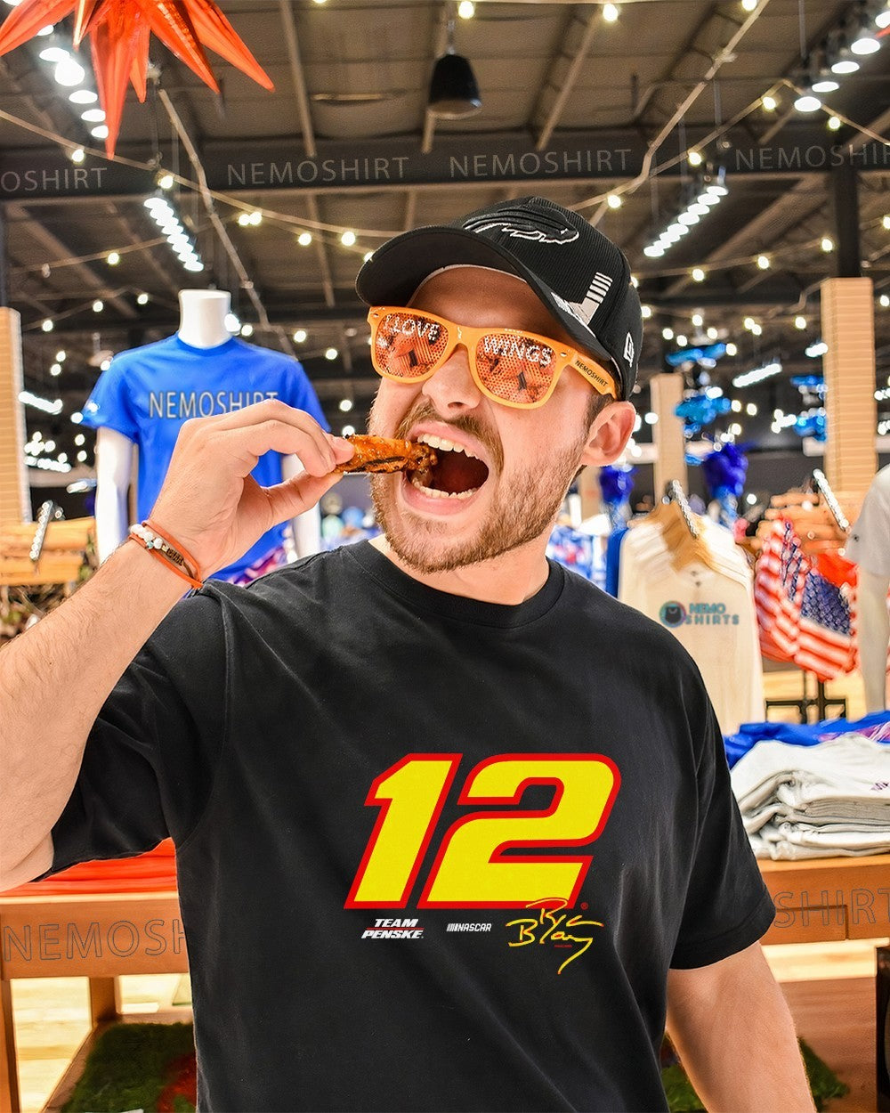 Ryan Blaney 12 NASCAR Team Penske shirt