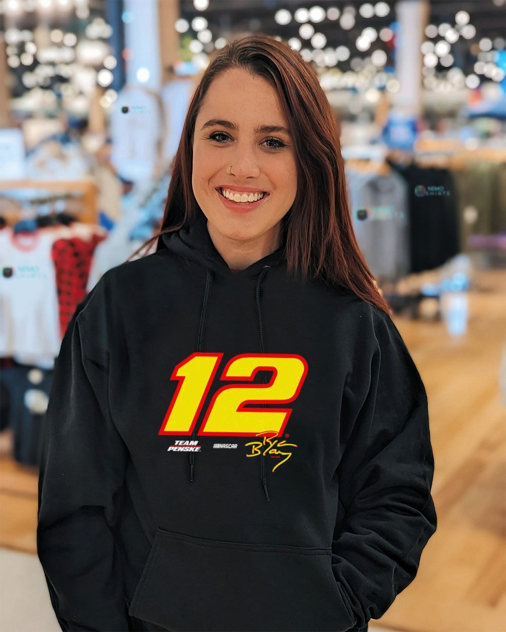 Ryan Blaney 12 NASCAR Team Penske shirt