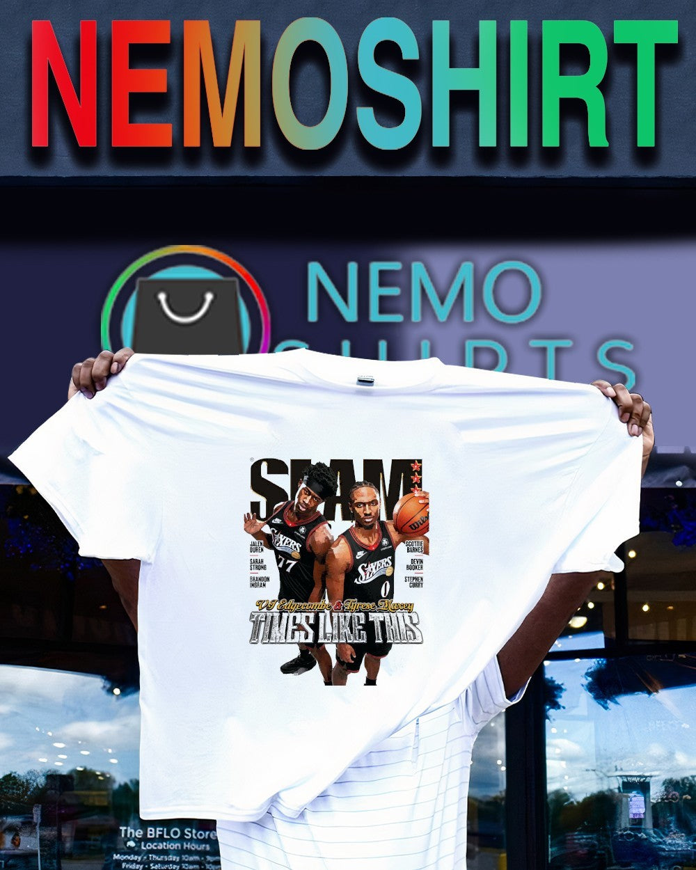 SLAM Tyrese Maxey and VJ Edgecombe Philadelphia 76ers times like this shirt