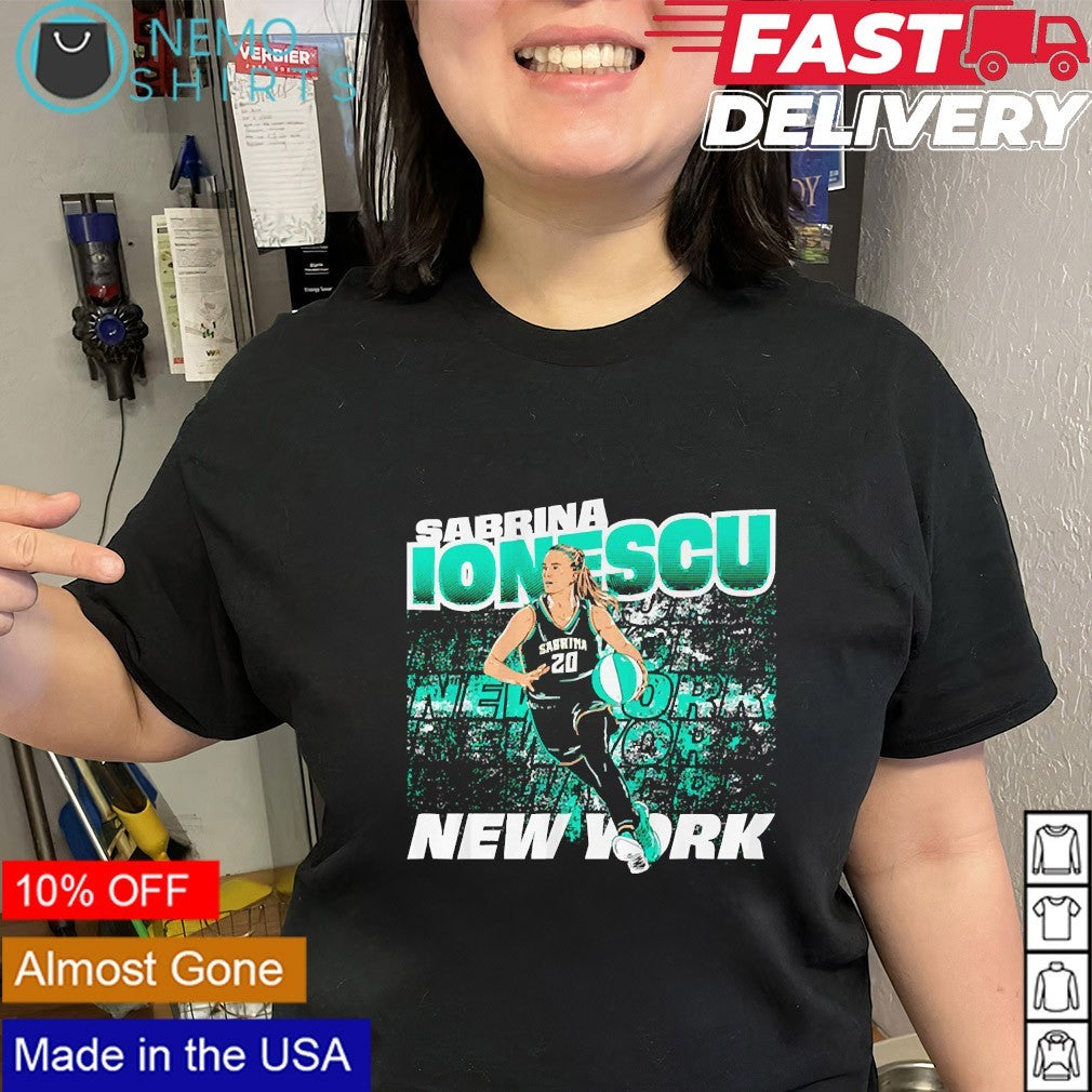Sabrina Ionescu #20 New York Liberty street ball graphic shirt