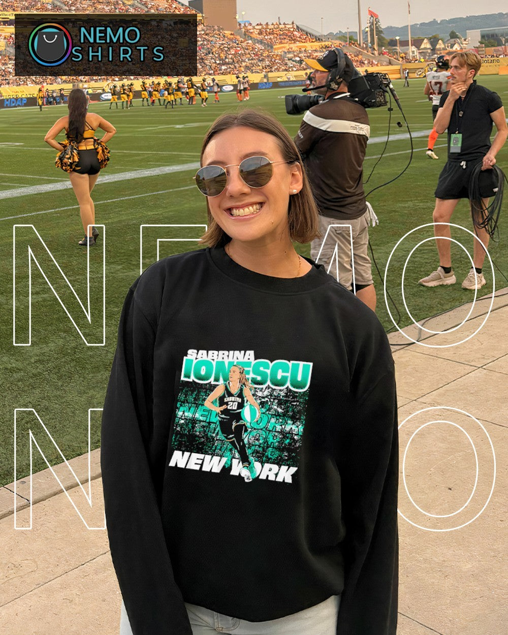 Sabrina Ionescu #20 New York Liberty street ball graphic shirt