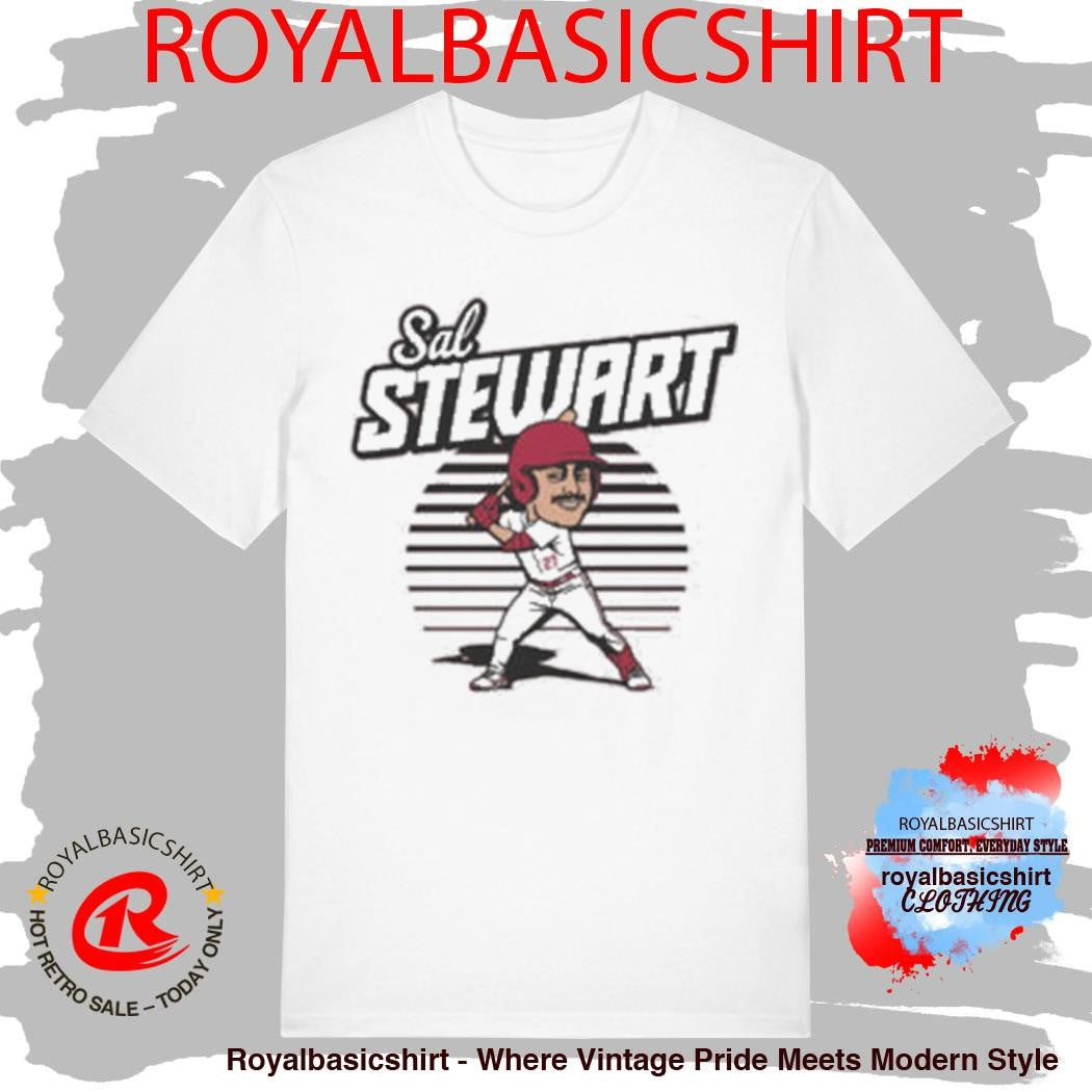 Sal Stewart Caricature Toon Cincinnati Baseball Shirt