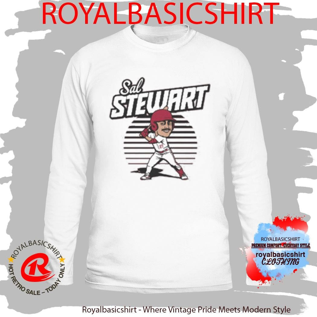 Sal Stewart Caricature Toon Cincinnati Baseball Shirt