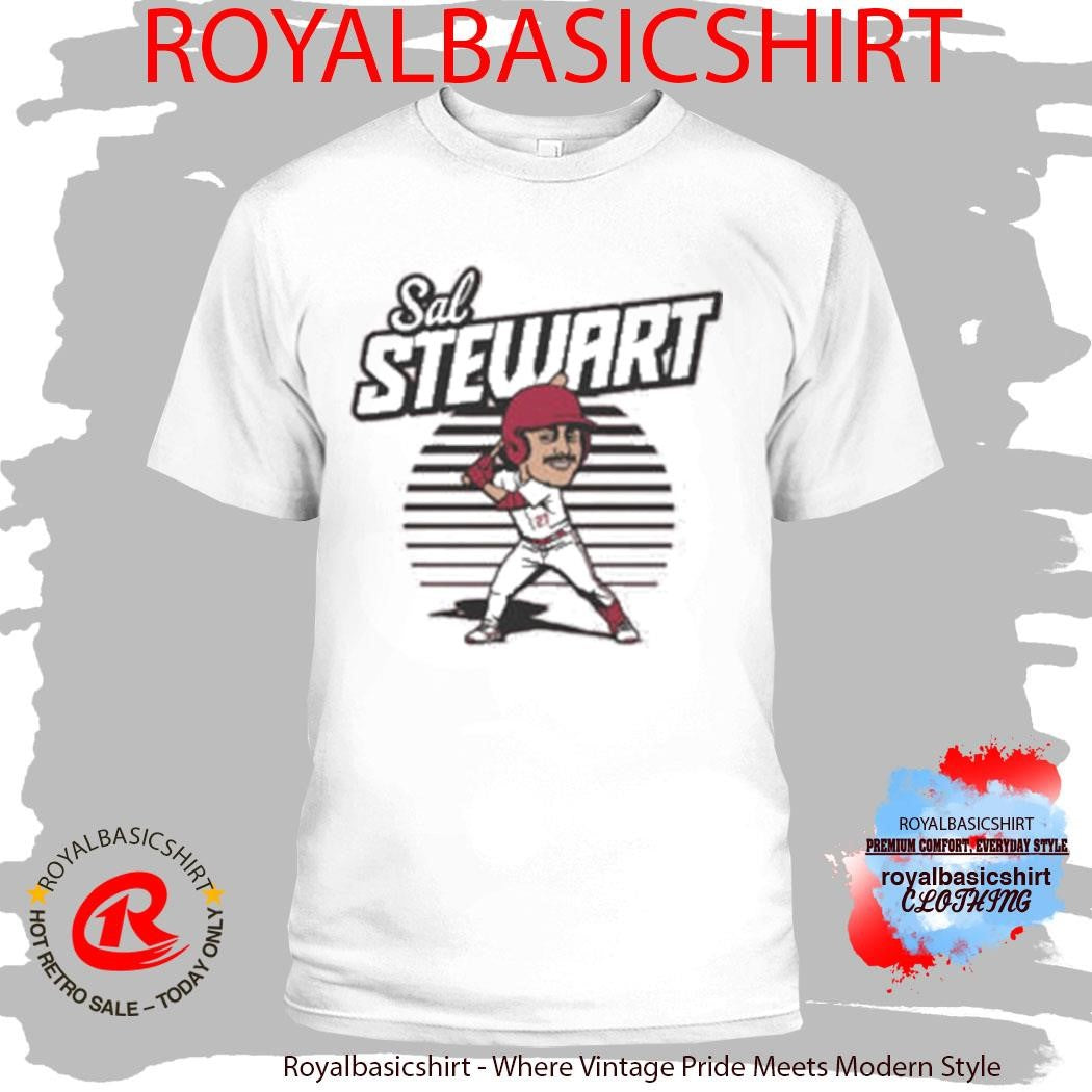 Sal Stewart Caricature Toon Cincinnati Baseball Shirt