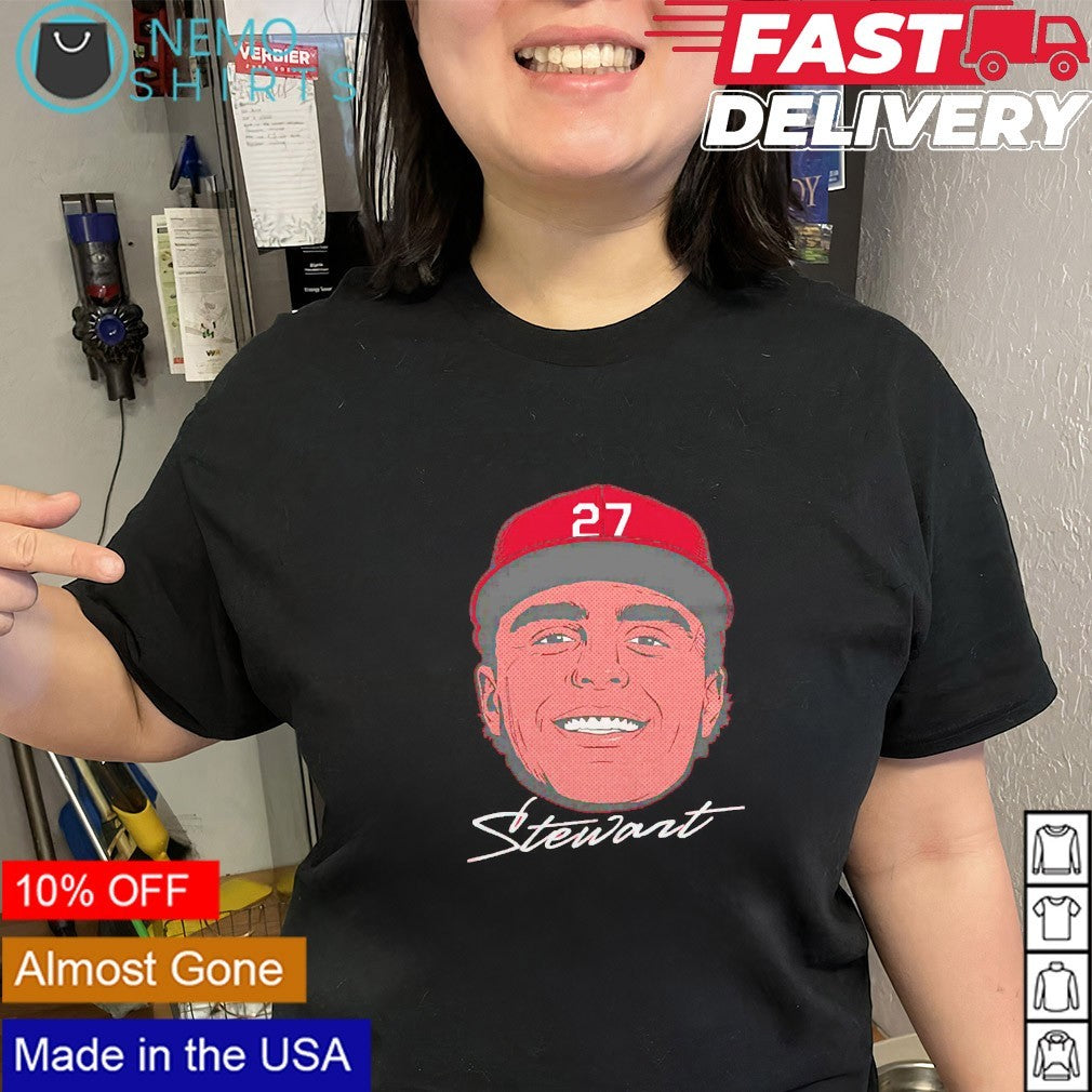 Sal Stewart Cincinnati Reds big face toon shirt