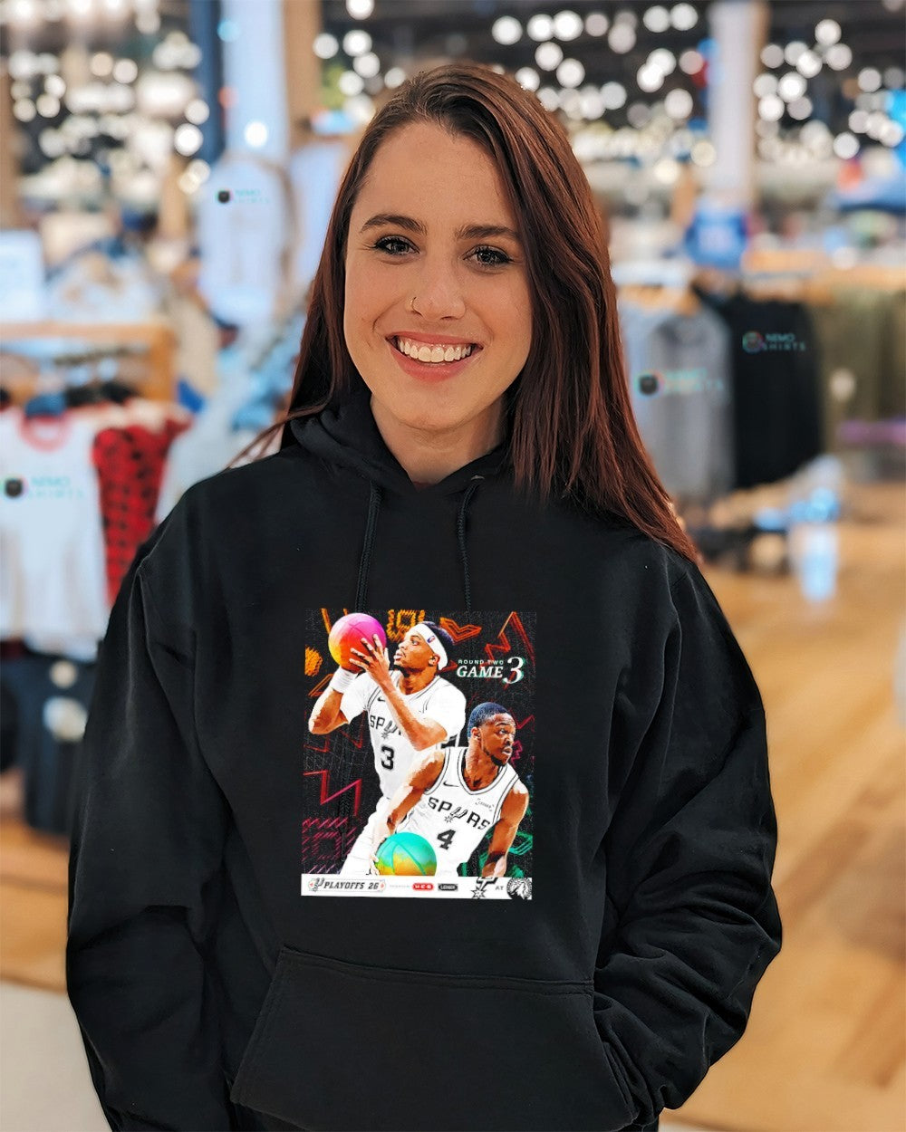 San Antonio Spurs Playoffs 26 round 2 game 3 at Minnesota shirt