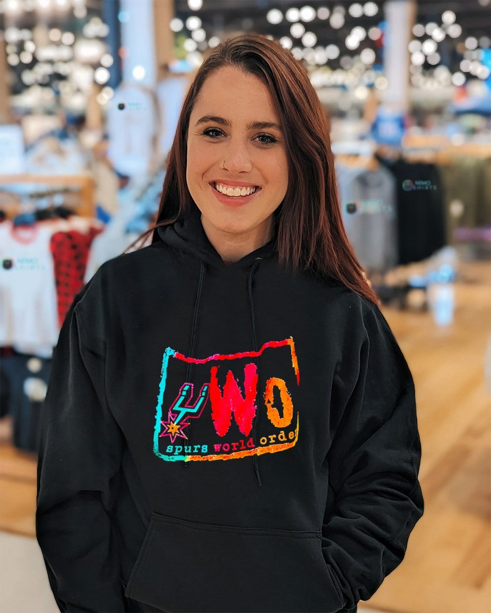 San Antonio Spurs World Order graphic shirt