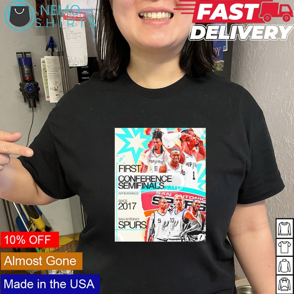San Antonio Spurs first conference semifinals since 2017 shirt