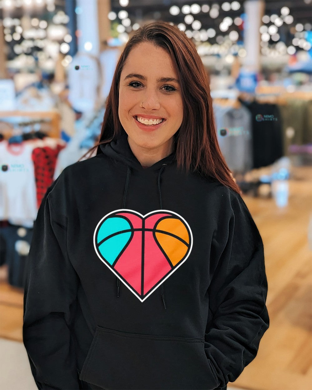 San Antonio Spurs heart-shaped basketball champions shirt
