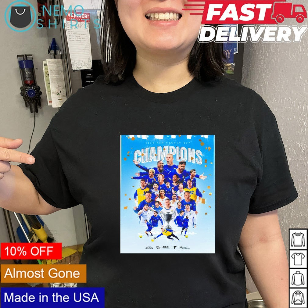 San Diego Sockers 2026 Ron Newman cup champions shirt