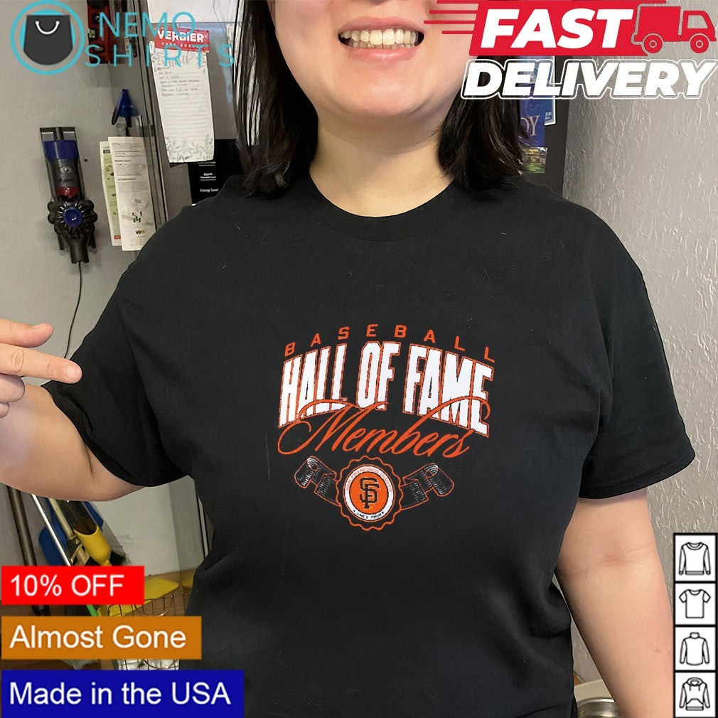 San Francisco Giants Hall of Fame baseball members shirt