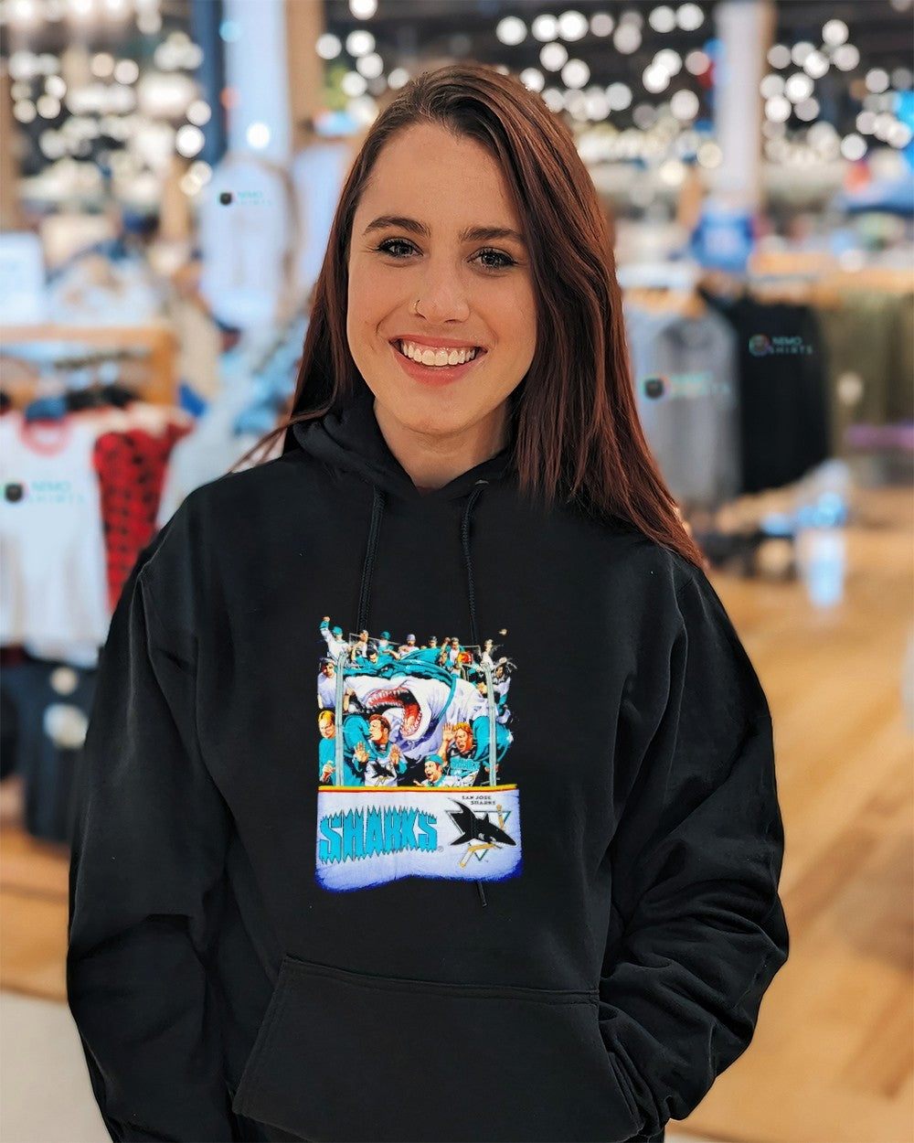 San Jose Sharks vintage 1990s shirt