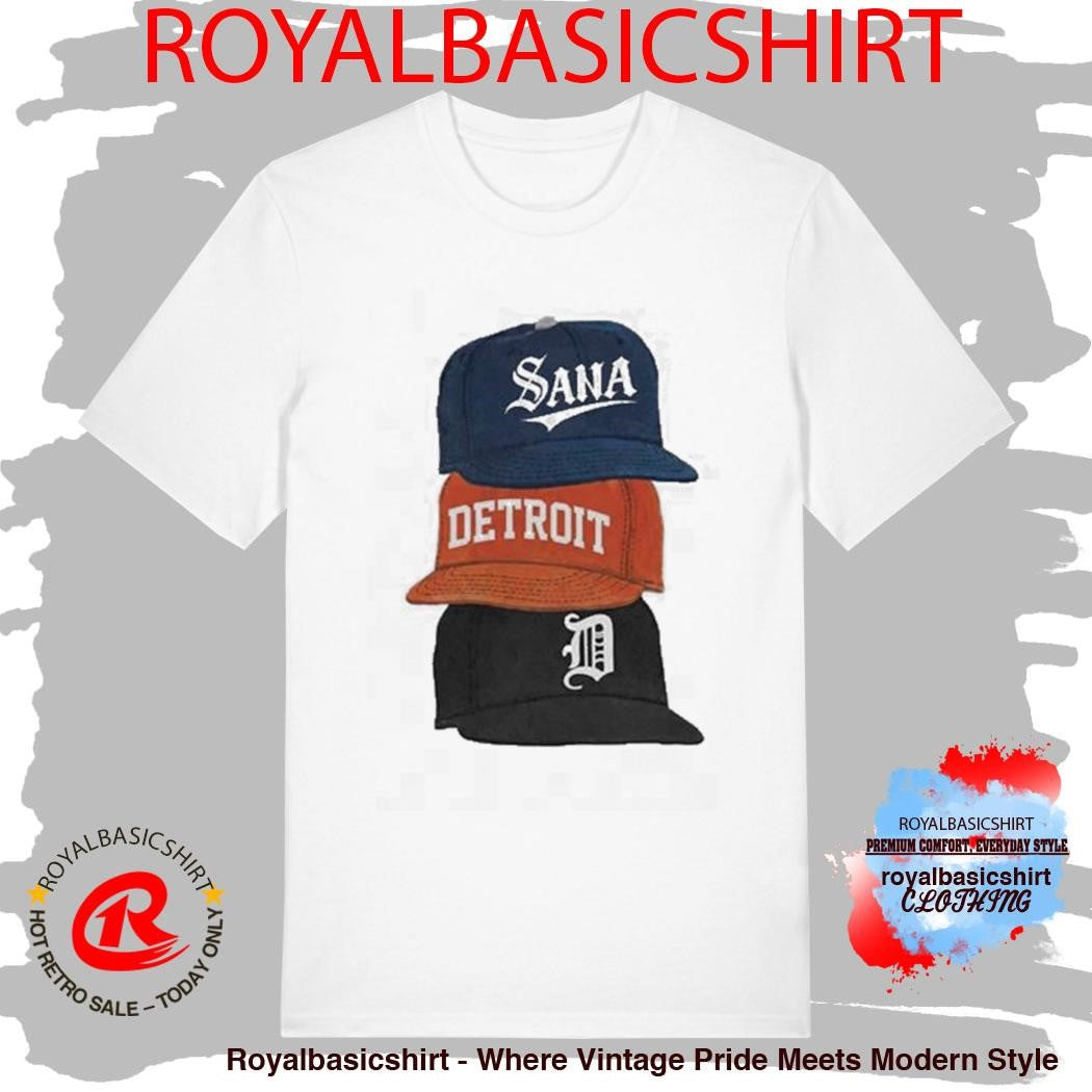 Sana Detroit Baseball Cap Shirt
