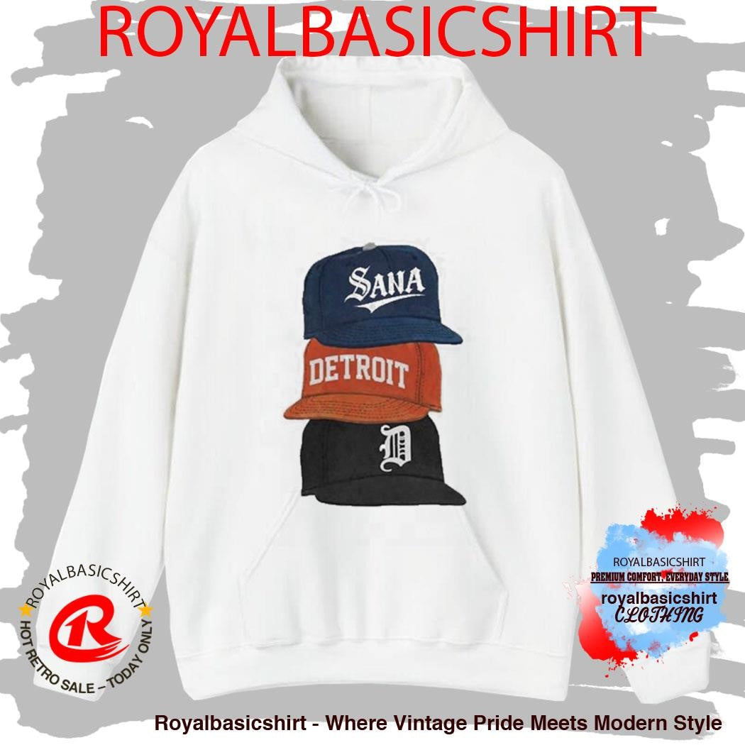 Sana Detroit Baseball Cap Shirt