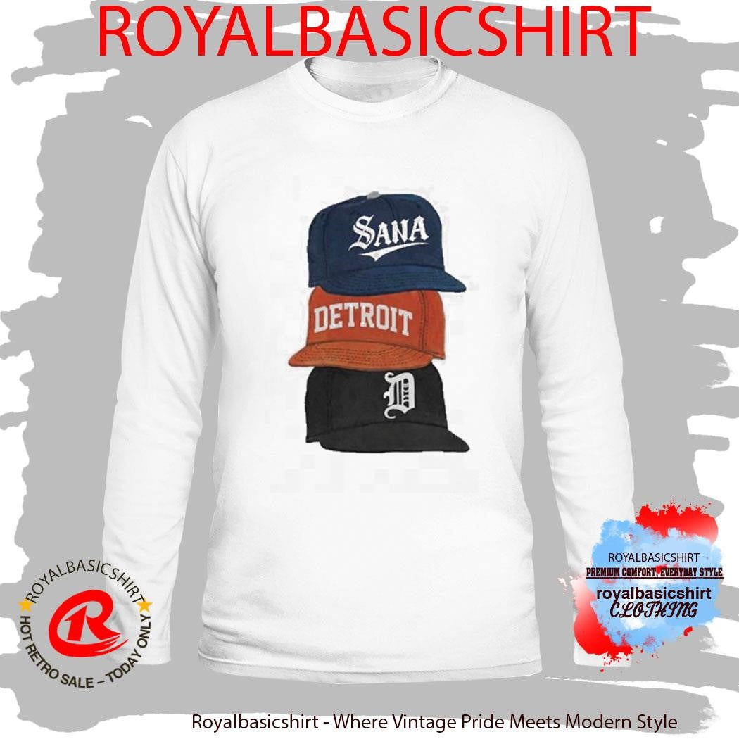 Sana Detroit Baseball Cap Shirt