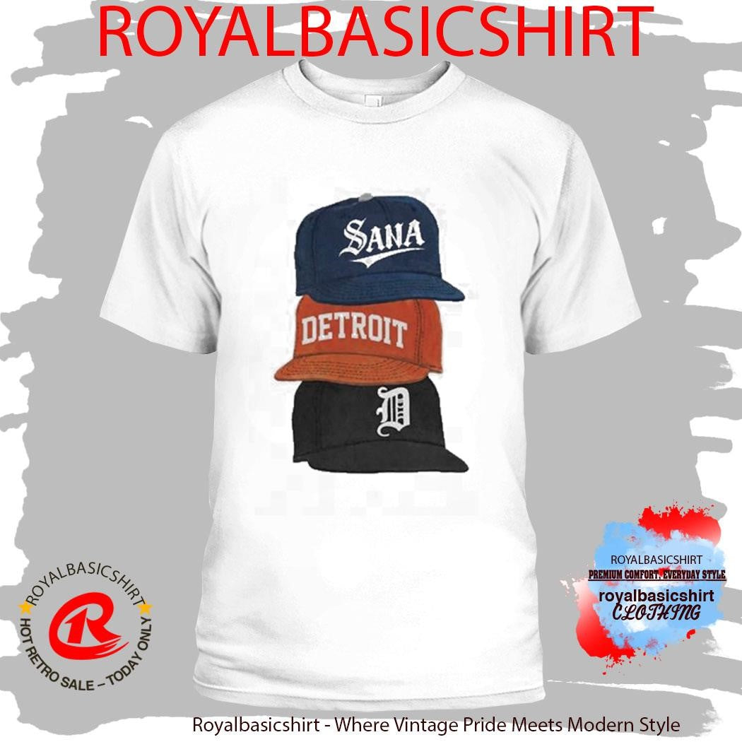 Sana Detroit Baseball Cap Shirt