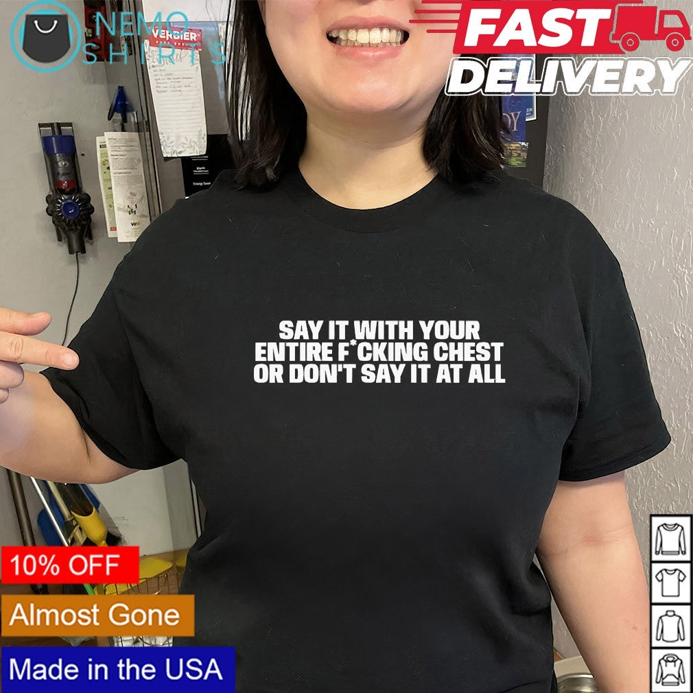 Say it with your entire chest or don’t say it at all PWHL Detroit shirt