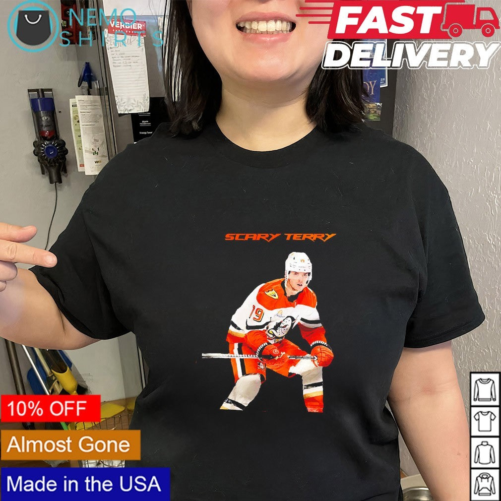 Scary Troy Terry Anaheim Ducks shirt