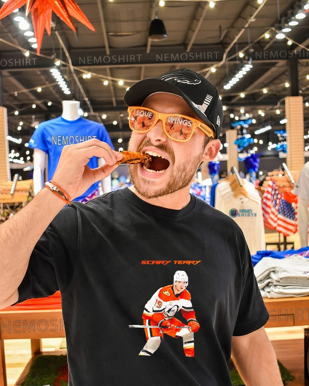 Scary Troy Terry Anaheim Ducks shirt
