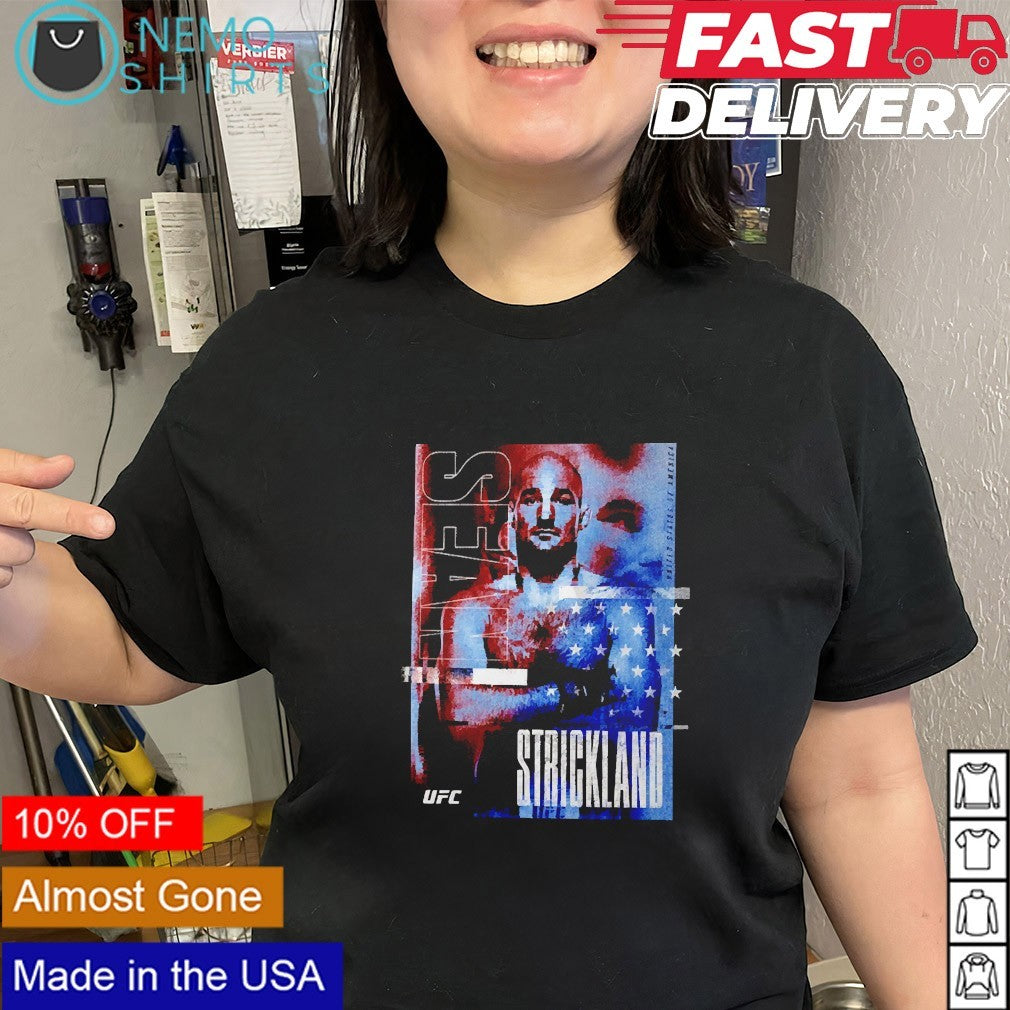 Sean Strickland UFC fighter graphic shirt
