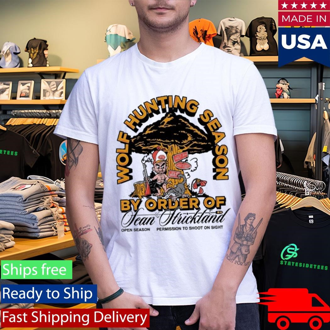 Sean Strickland Wolf Hunting Season Shirt