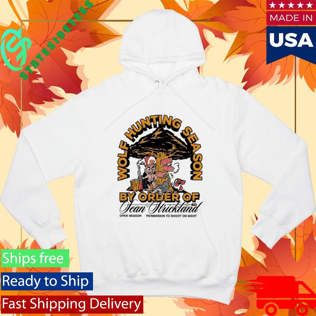 Sean Strickland x Full Violence 2026 Wolf Hunting Season Shirt
