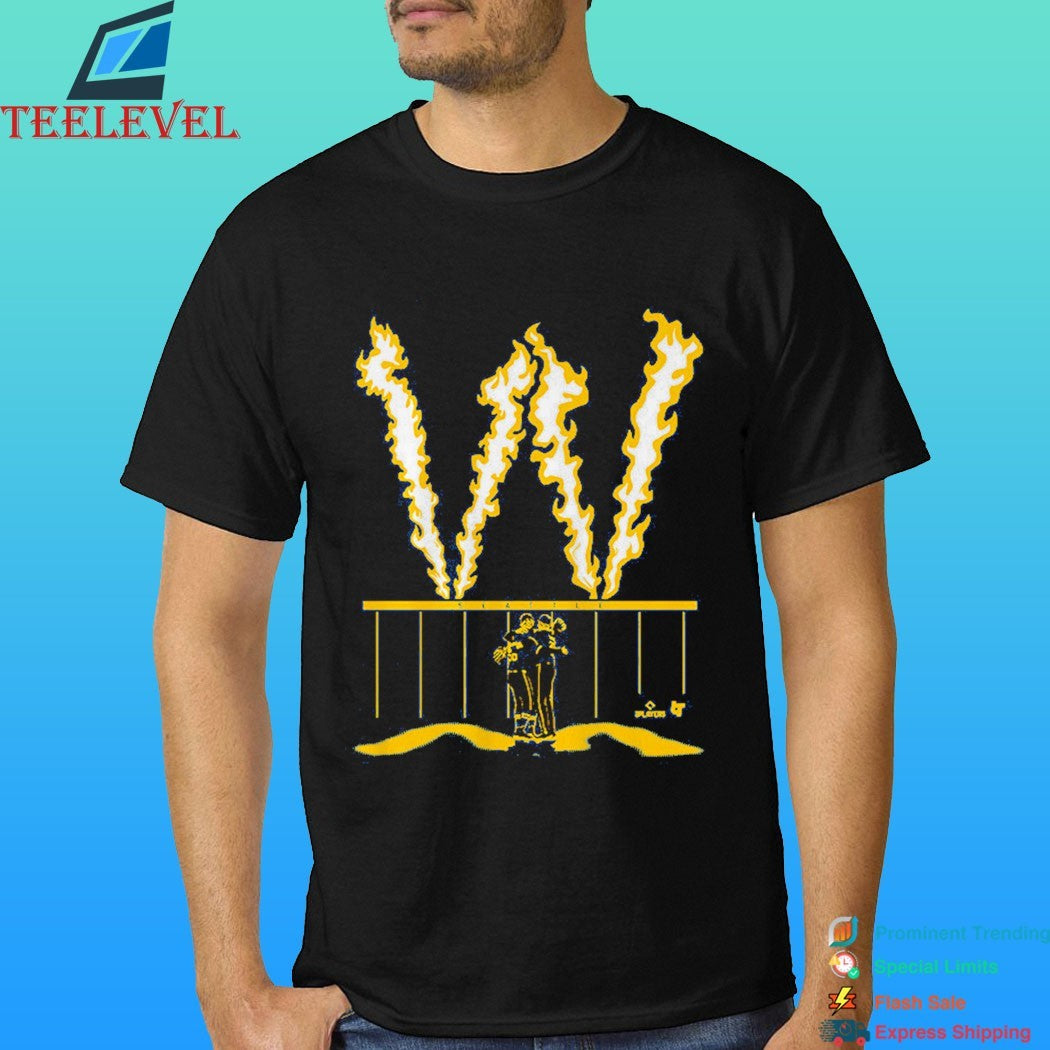 Seattle Mariners Baseball Fire The W Shirt
