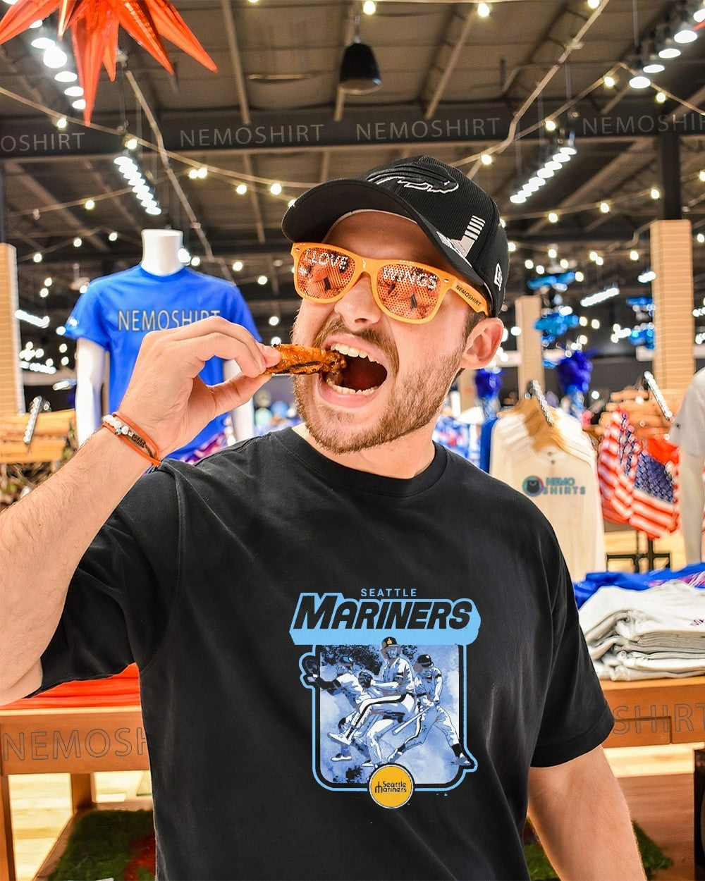 Seattle Mariners Cooperstown graphic shirt