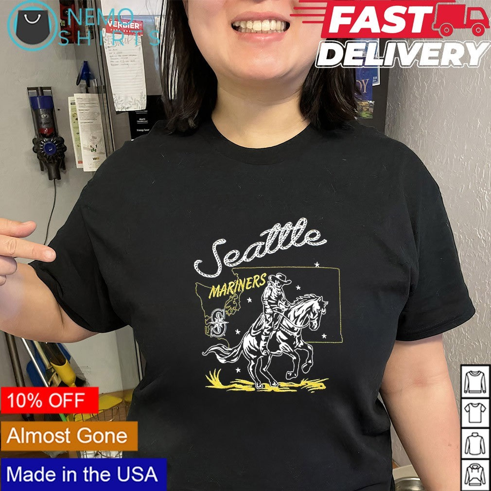 Seattle Mariners old town road cowboy shirt