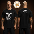 Seringai x Raisa Merch Tee Vintage Graphic Raisa Two Sided Unisex Black T-Shirt