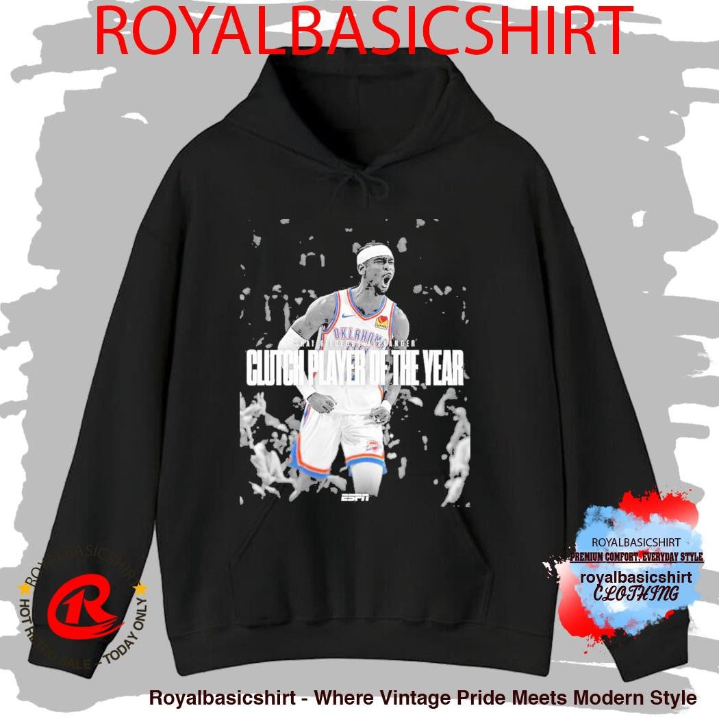 Shai Gilgeous Alexander SGA Clutch Player Of The Year 2026 T-Shirt