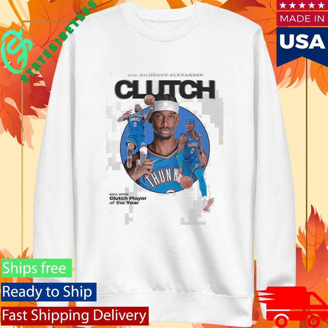 Shai Gilgeous Alexander SGA Clutch Player Of The Year NBA 2026 Shirt