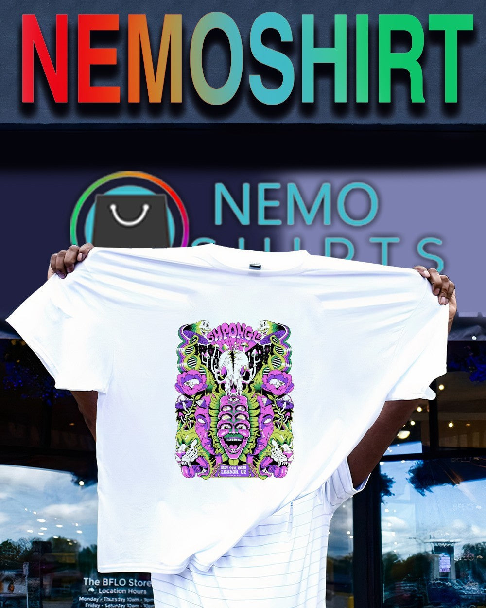 Shpongle May 9th 2026 London UK shirt