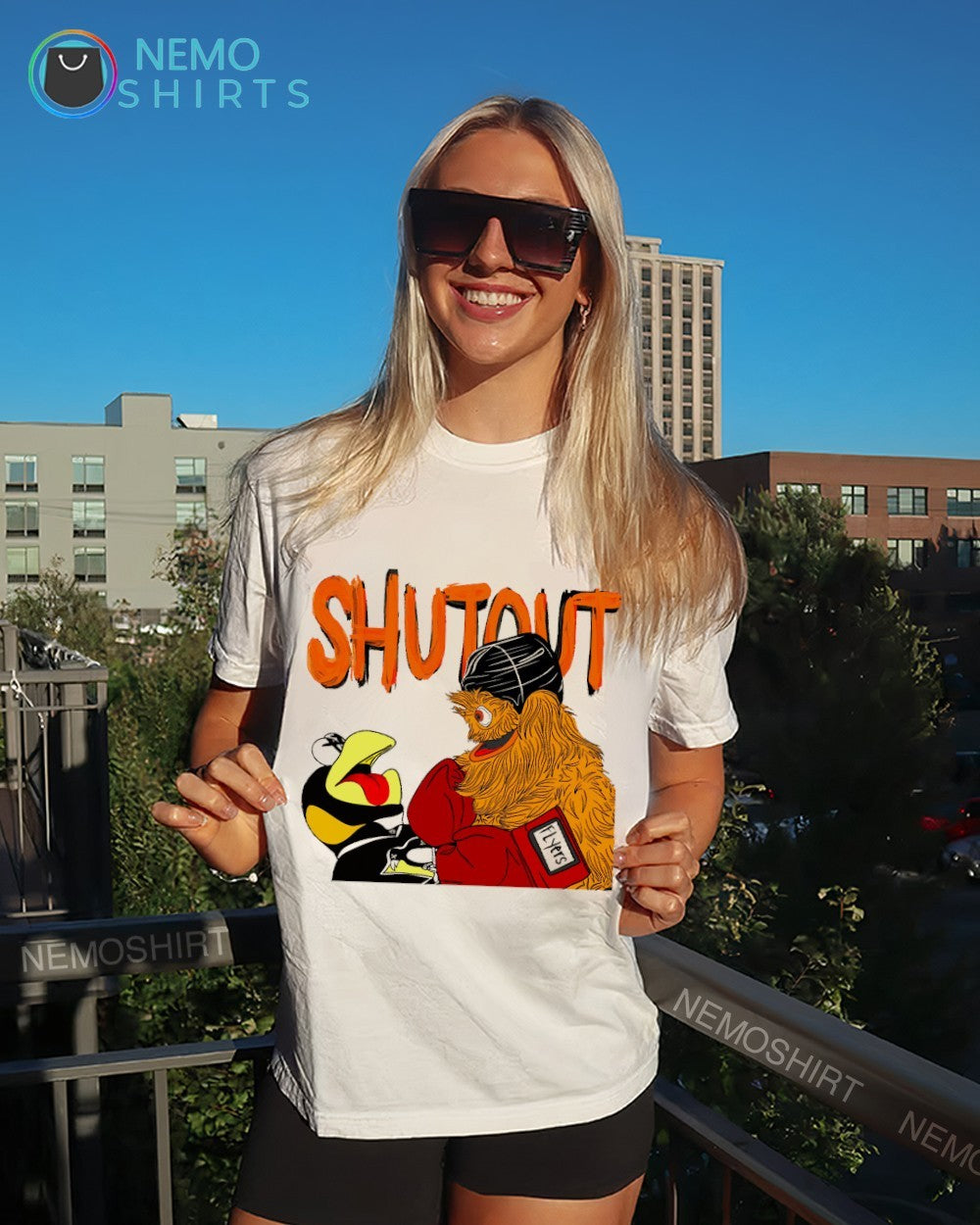 Shutout Gritty beat Iceburgh Philadelphia FLyers vs Pittsburgh Penguins shirt