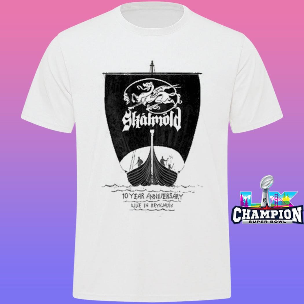 Skálmöld 10th Anniversary Live In Reykjavik Shirt